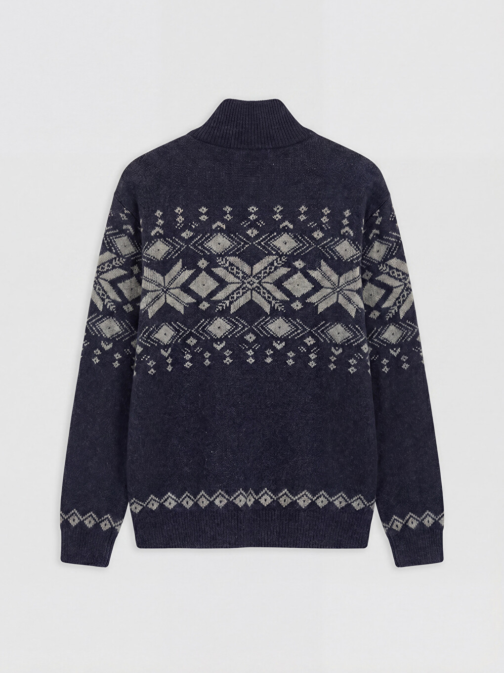 Mock Neck Men's Knitwear Sweater-5