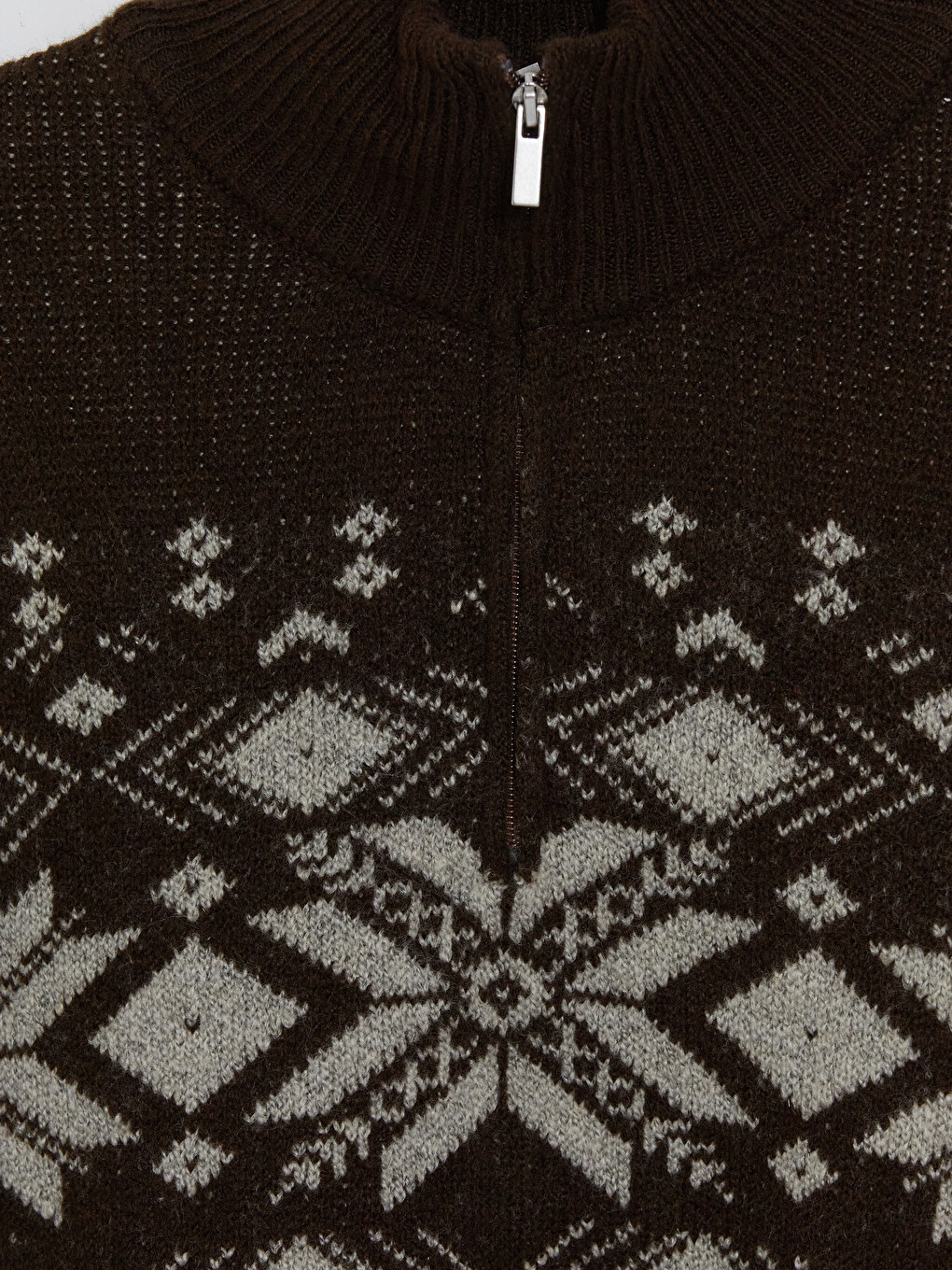 Mock Neck Men's Knitwear Sweater-6