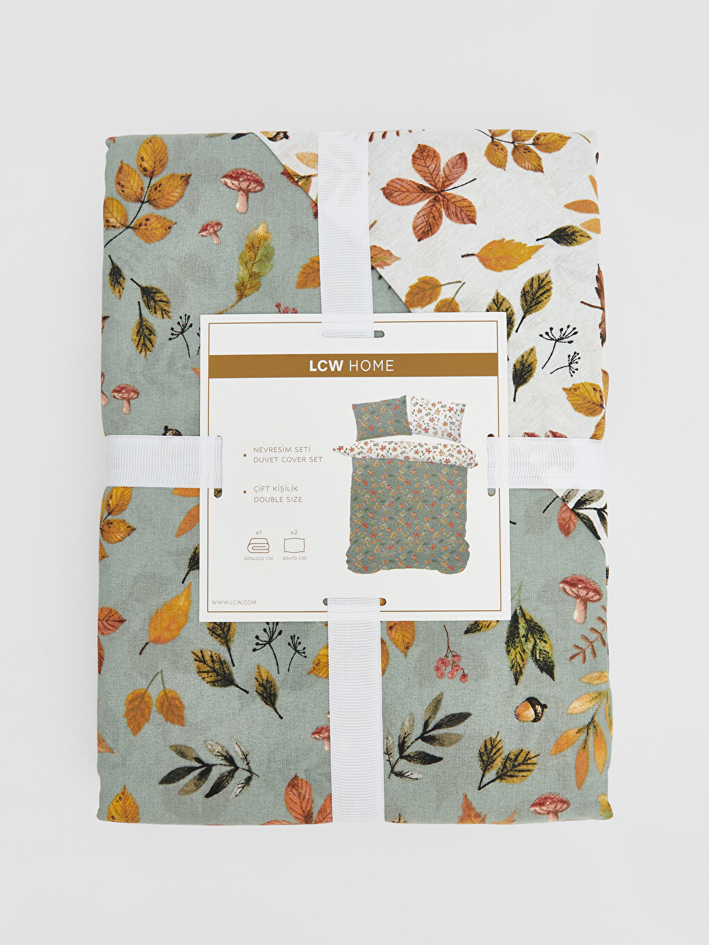 Flower Patterned Double Person Duvet Cover Set-2