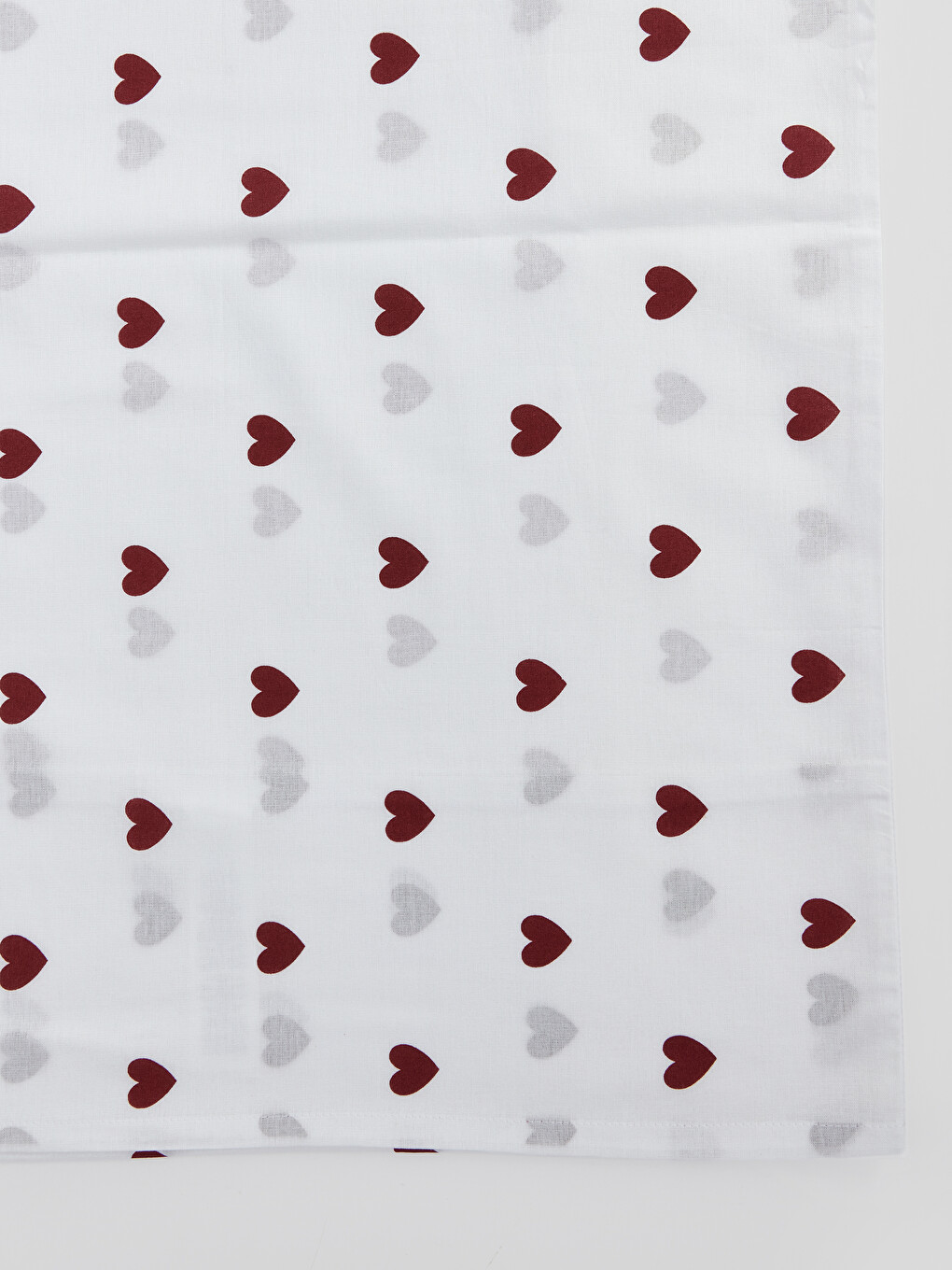 Heart Patterned Single Duvet Cover Set-4