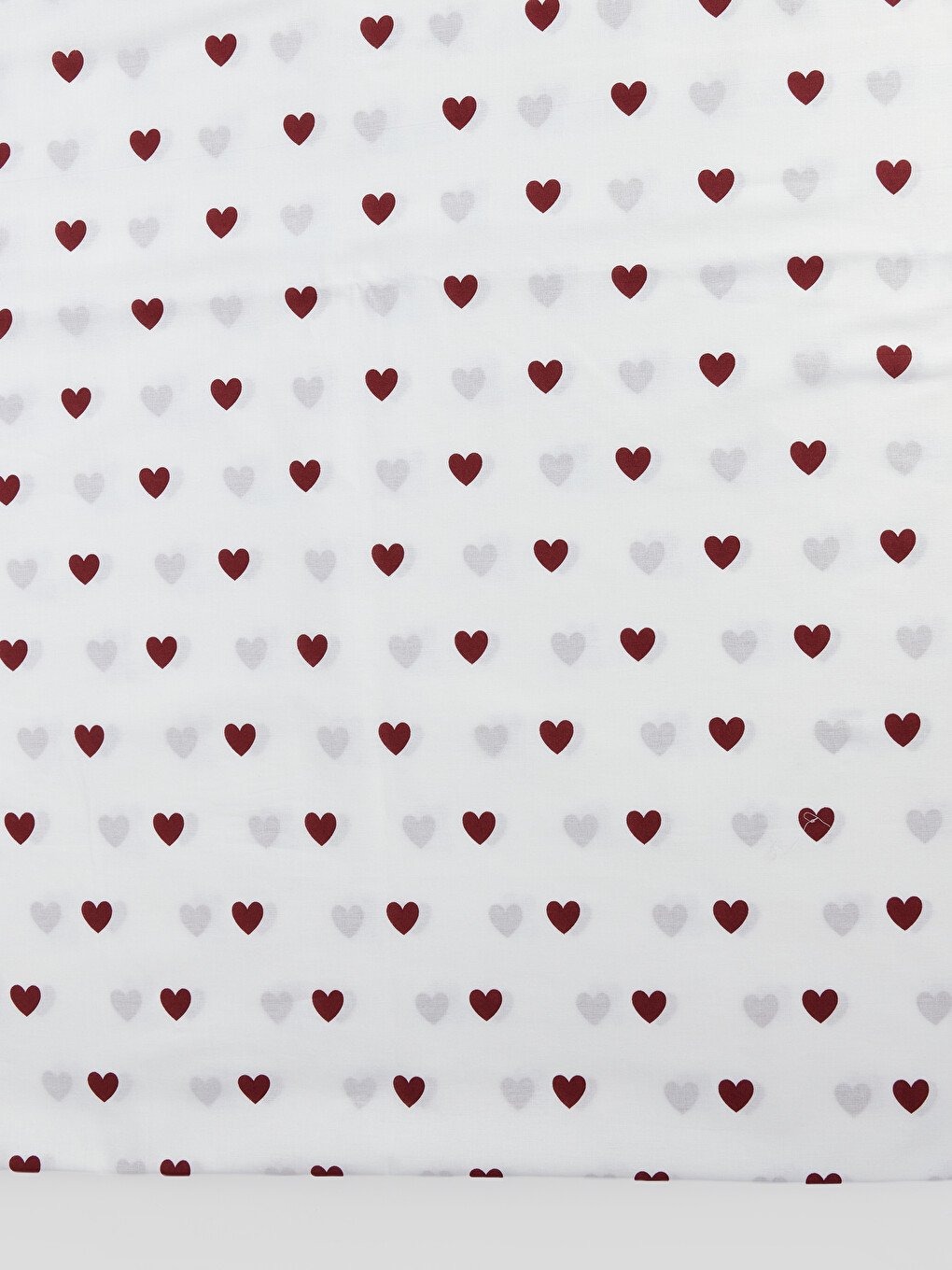 Heart Patterned Single Duvet Cover Set-5