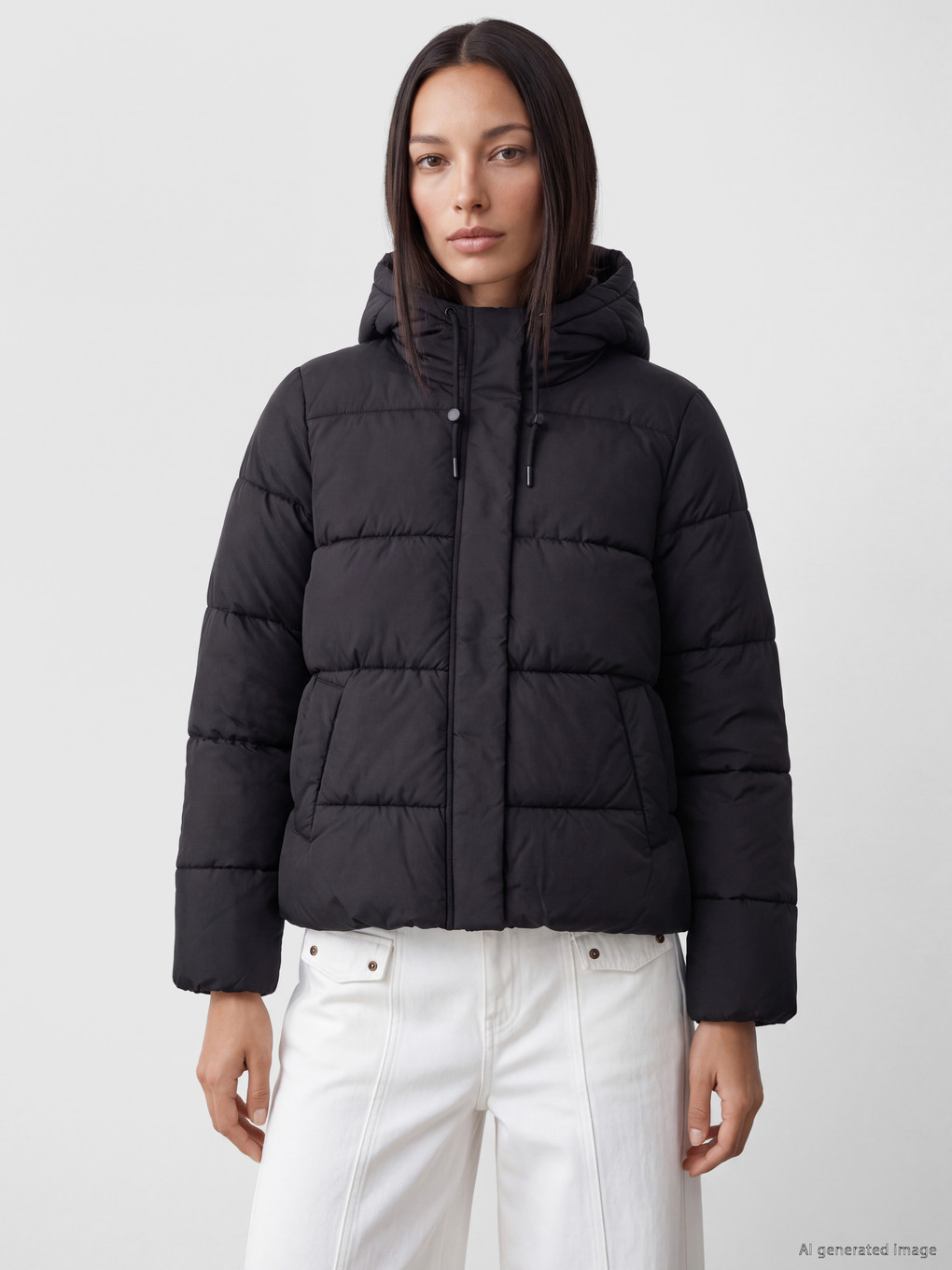 Hooded Women's Puffer Coat