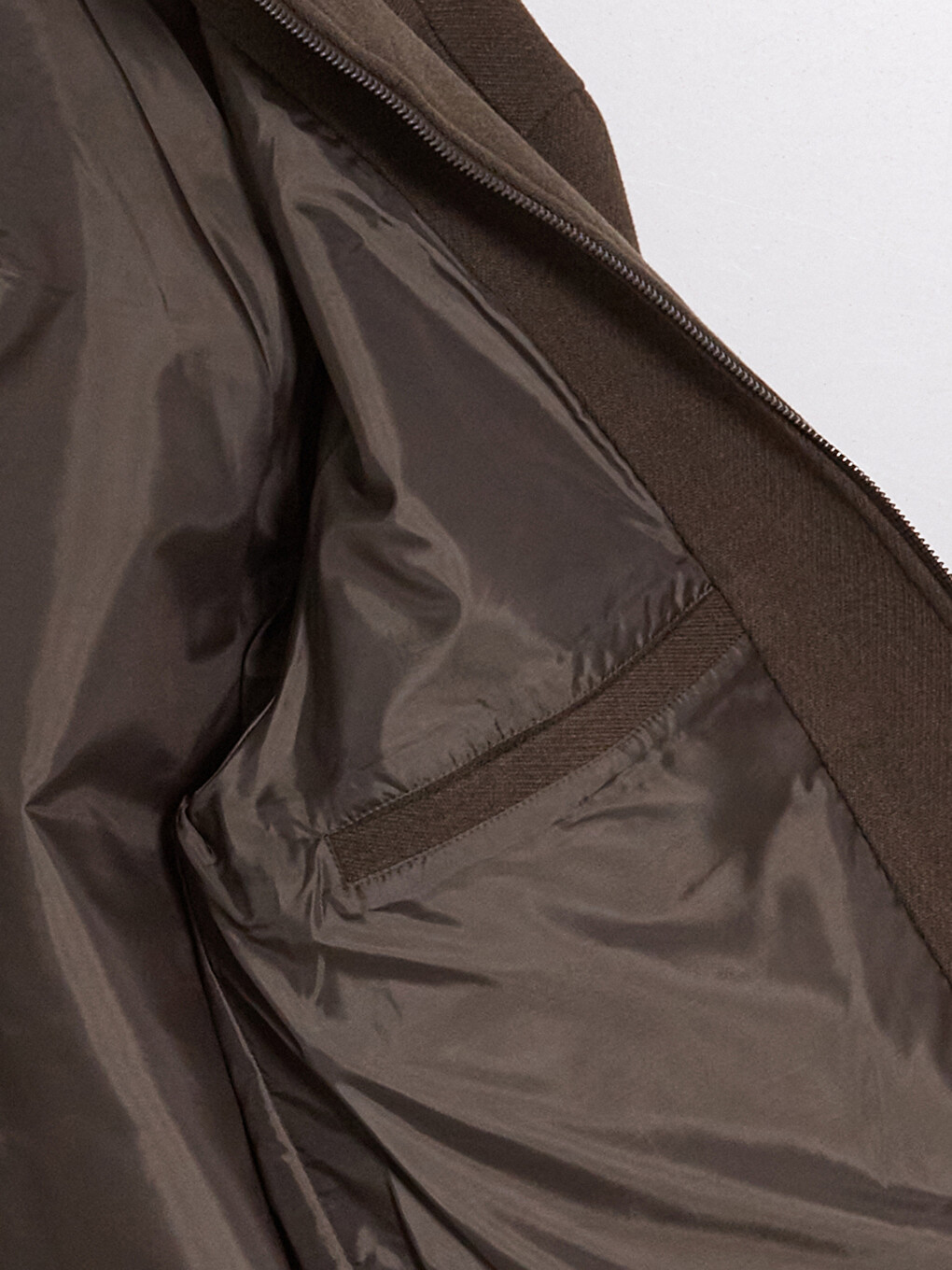 Kahverengi Regular Fit Dik Yaka Erkek Mont-7