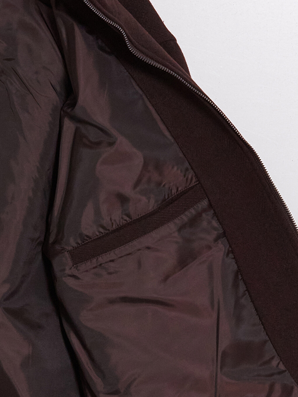Kahverengi Regular Fit Dik Yaka Erkek Mont-6