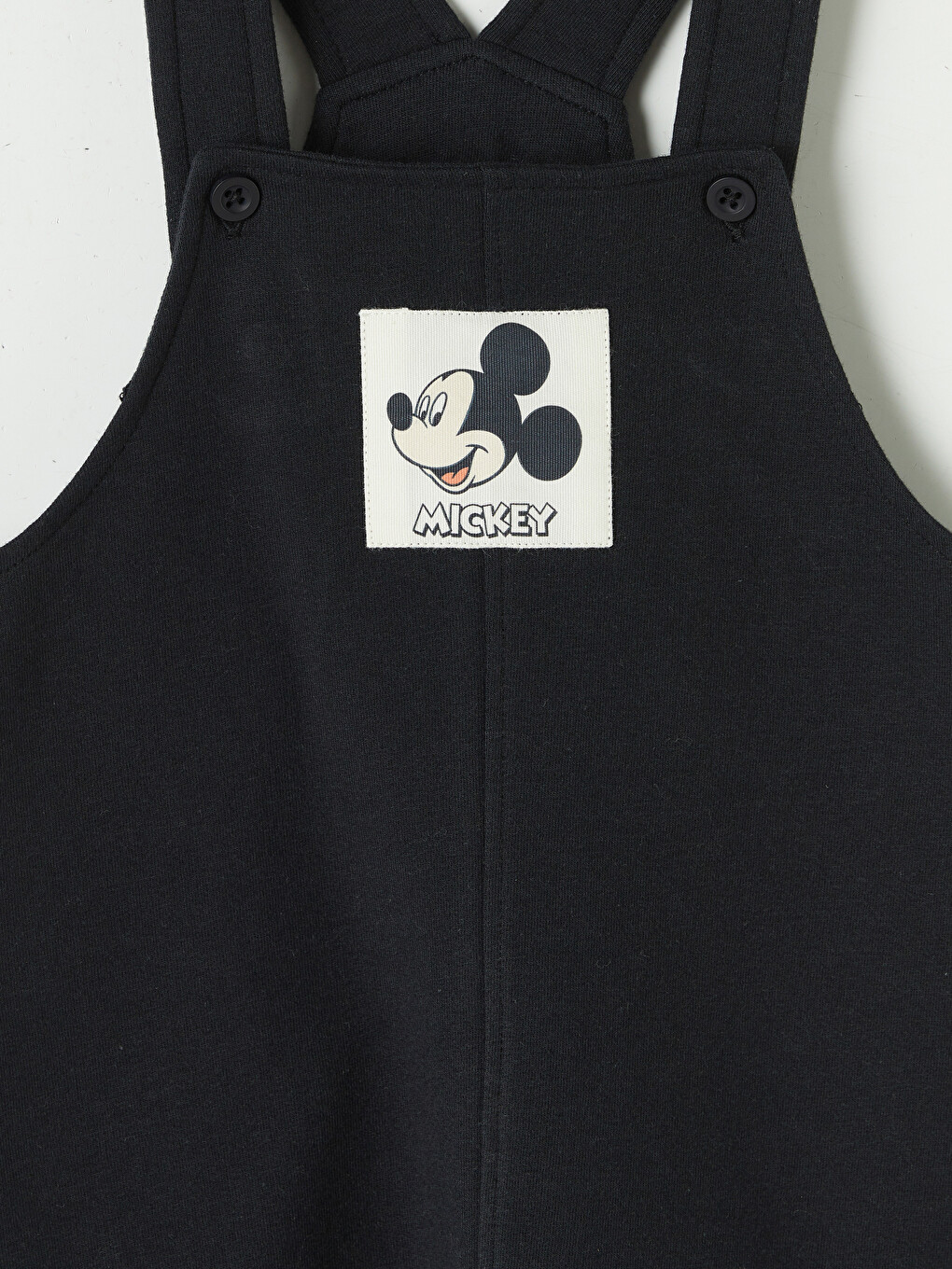 Ekru Mickey Mouse Erkek Bebek Salopet Takım-7