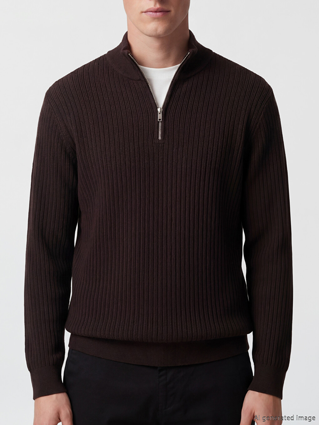 Man Brown Sweater-2