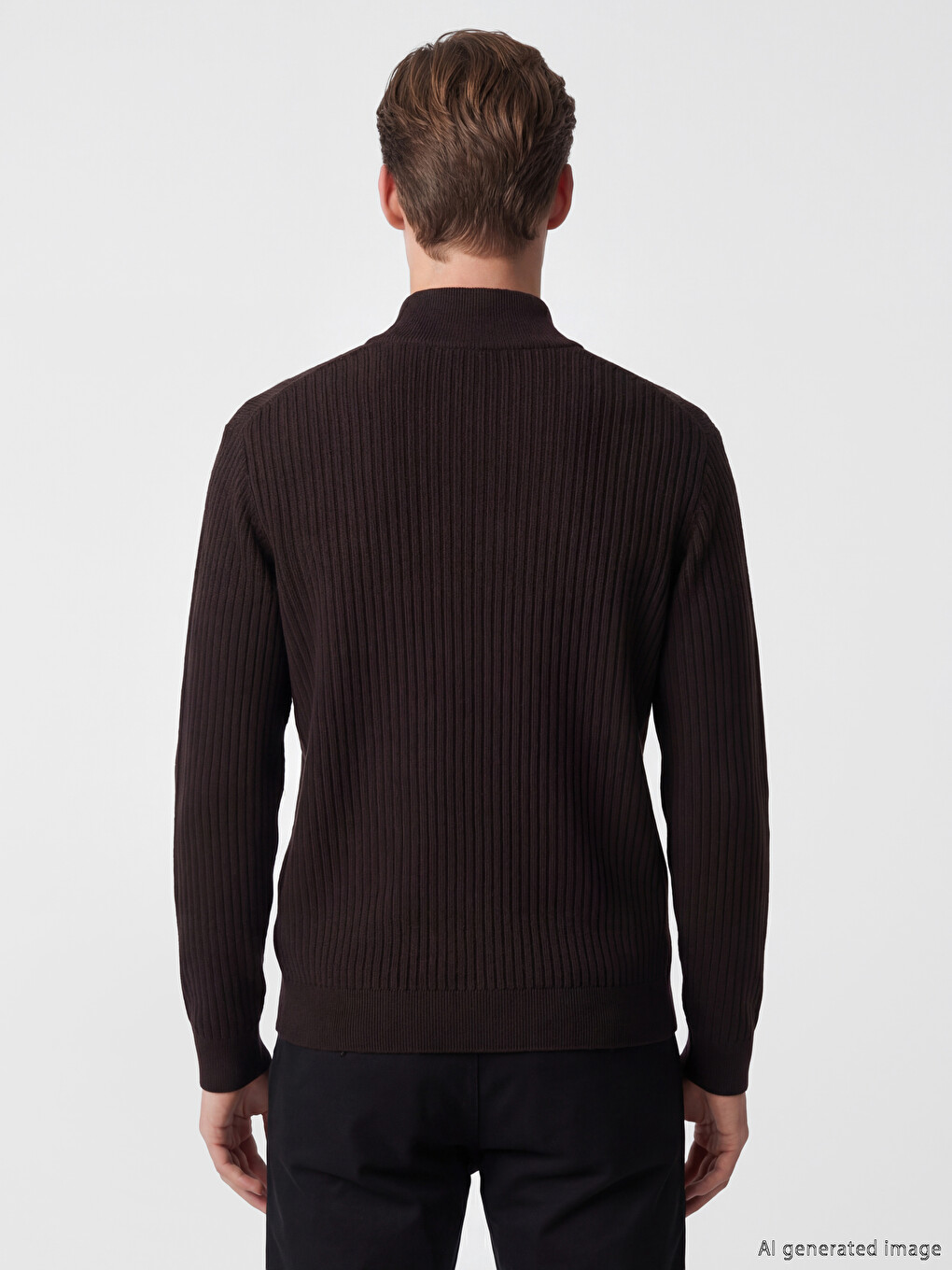 Man Brown Sweater-3