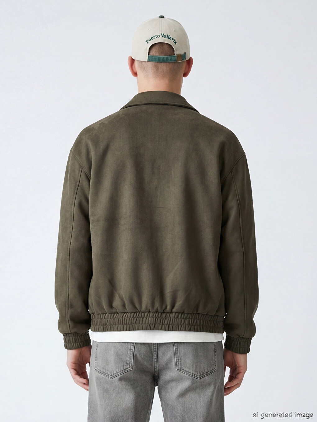 Relax Fit Men's Suede Jacket-4