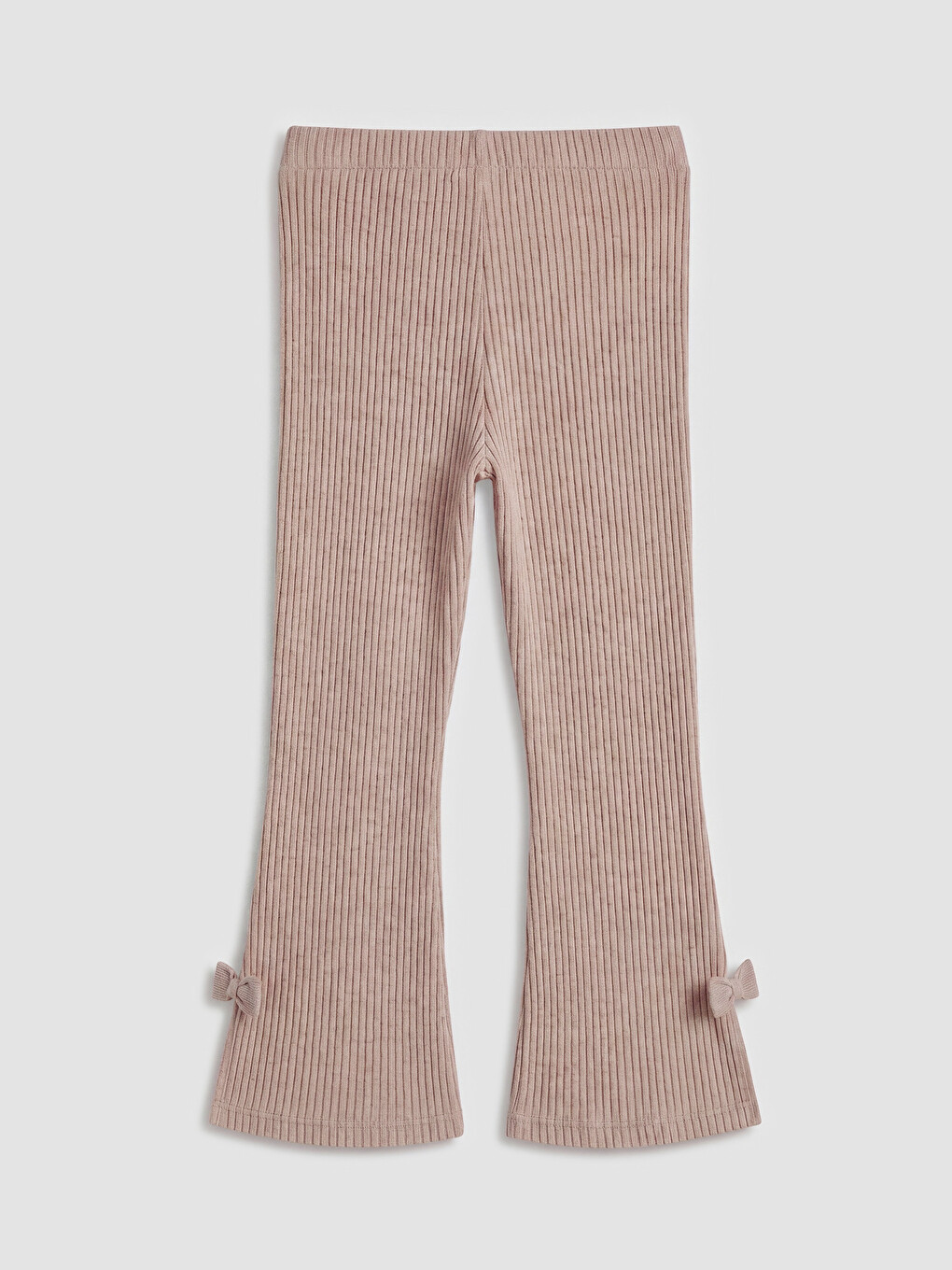 Bow Detailed Flare Girls' Leggings-1