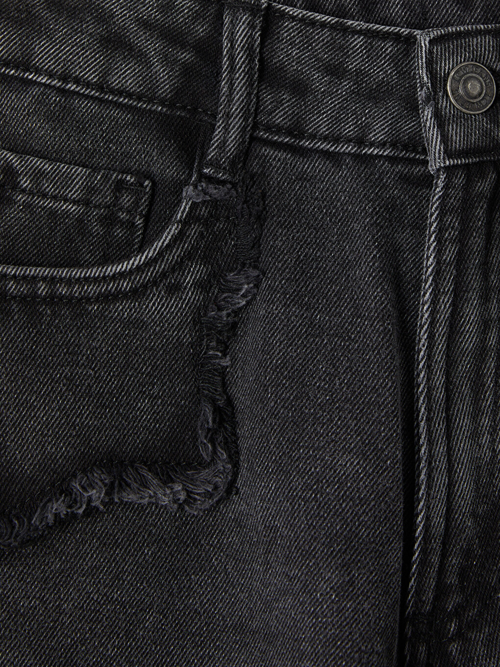 Baggy Fit Embroidered Girls' Jeans-2