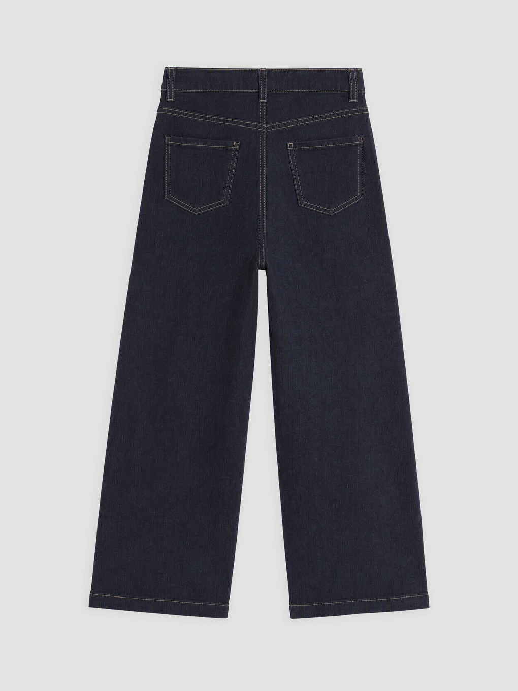 İndigo Wideleg Kız Çocuk Jean Pantolon-1