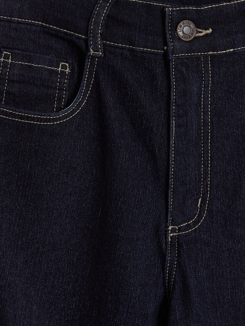 İndigo Wideleg Kız Çocuk Jean Pantolon-2