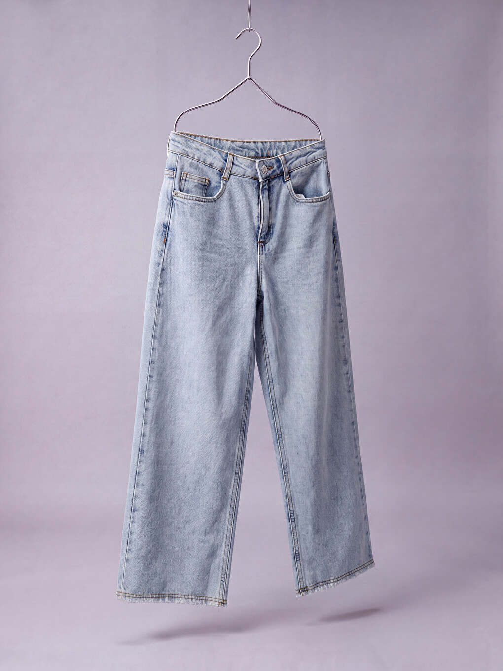 Wideleg Girls' Jeans-1