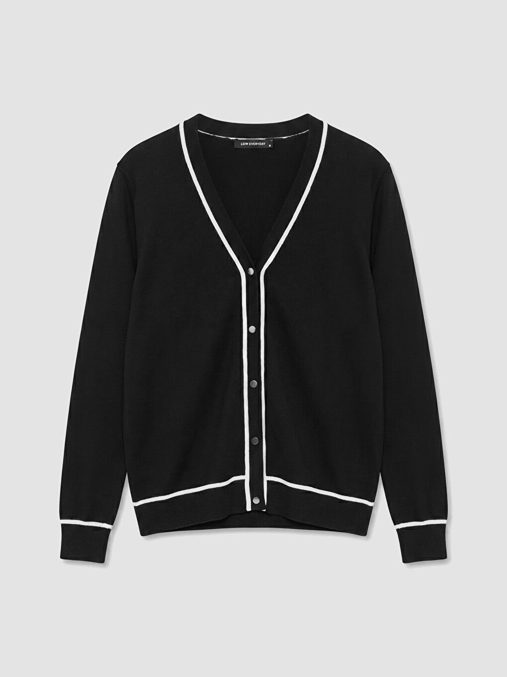 Woman Black Cardigan-4