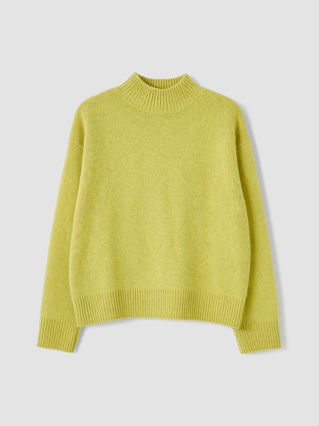Mock-turtleneck Damen Strickpullover-4