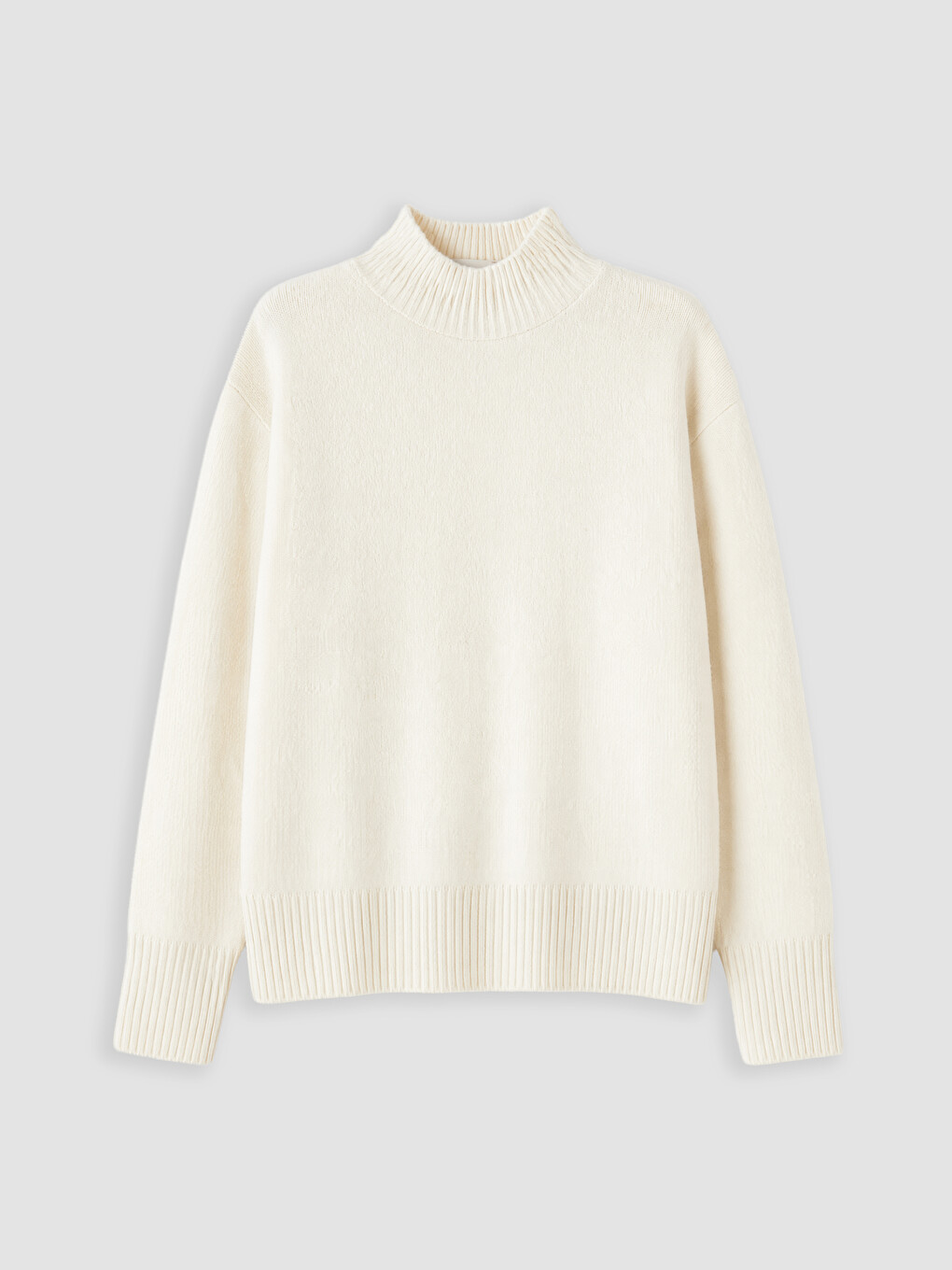 Mock Turtleneck Women's Knitwear Sweater-4