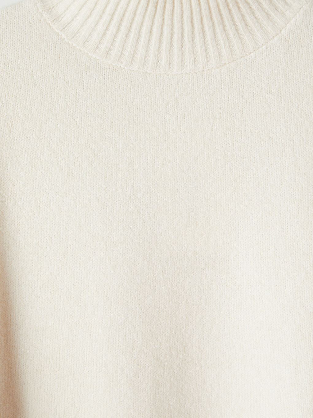 Mock Turtleneck Women's Knitwear Sweater-5
