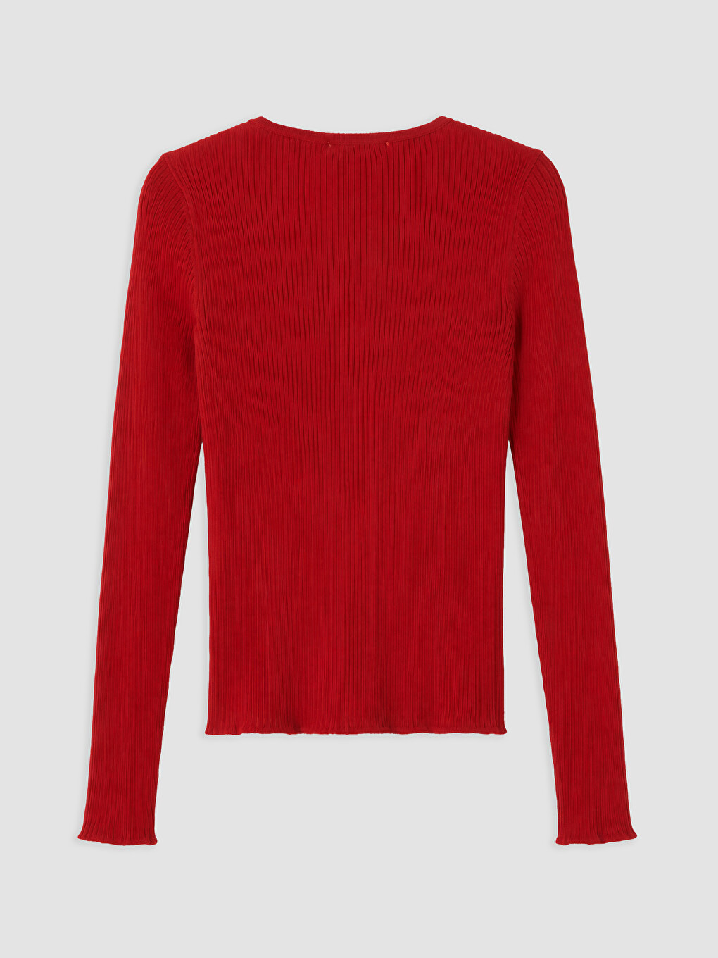 Crew Neck Ribbed Women's Knitwear Sweater-5