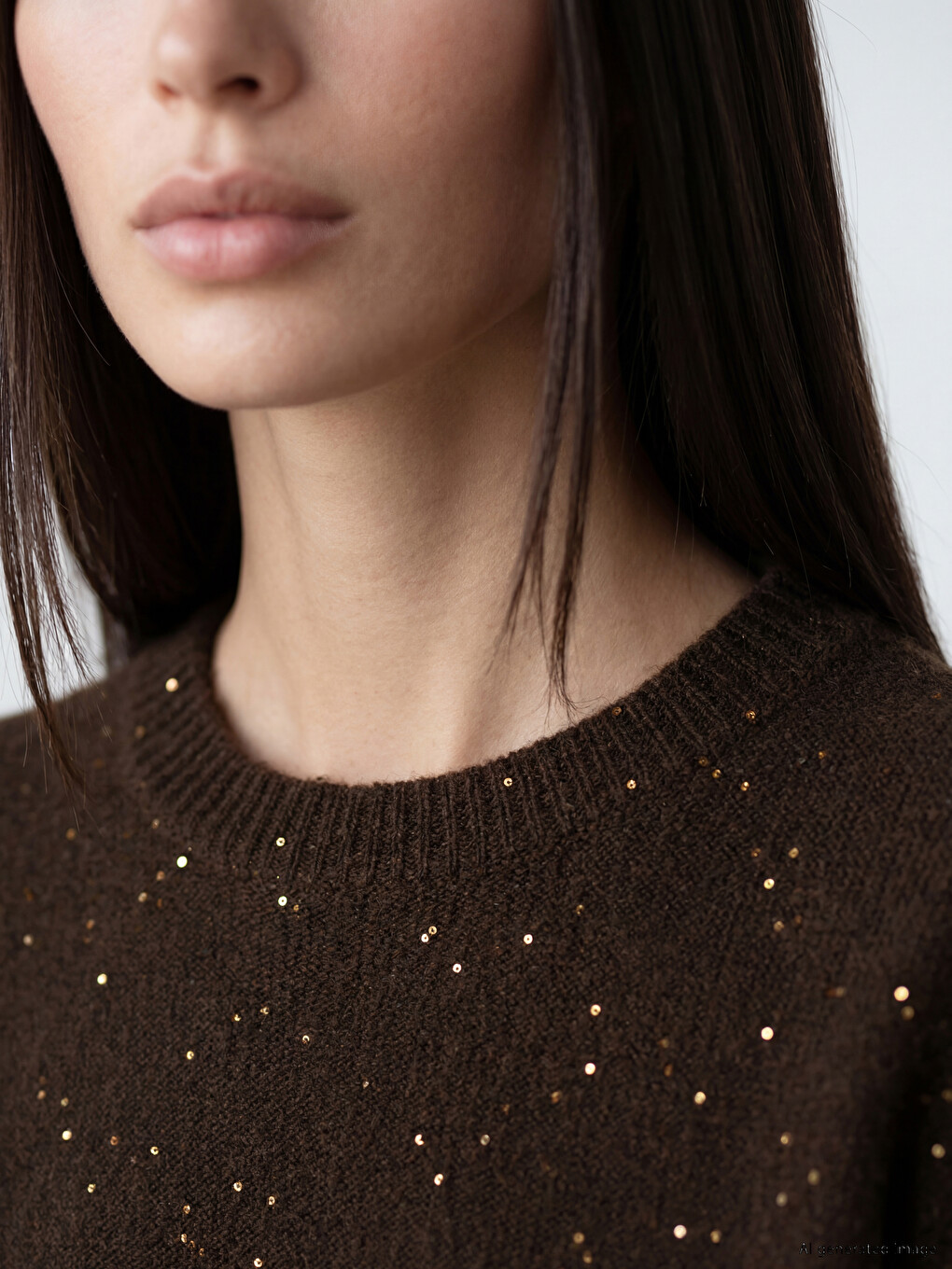 Stone Printed Women's Knitwear Sweater-2