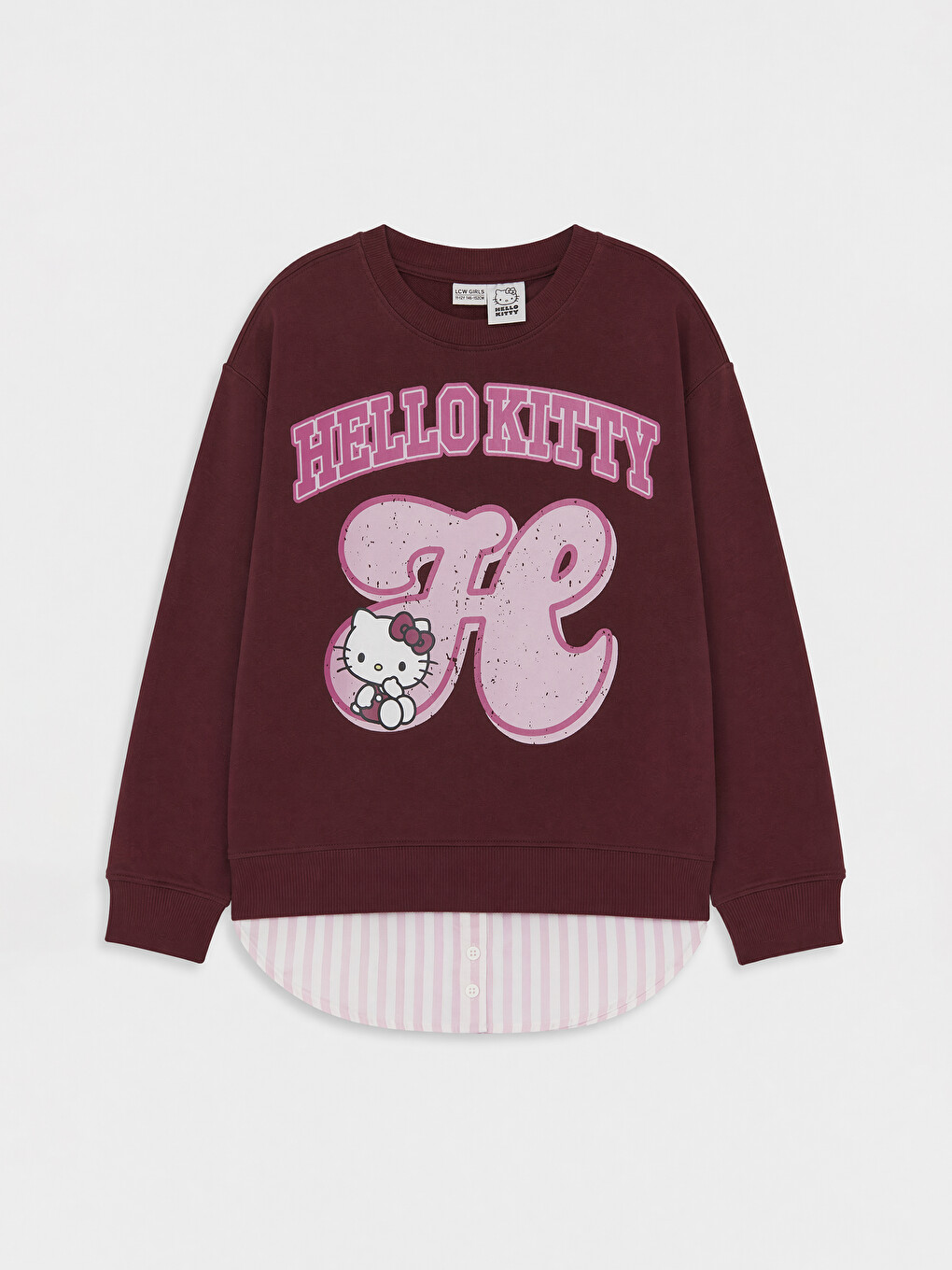 Girl Bordeaux Sweatshirt