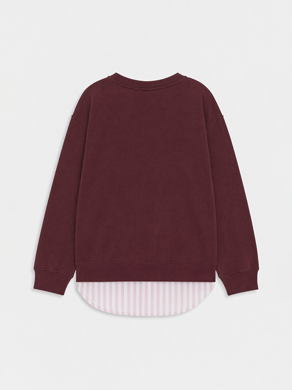 Girl Bordeaux Sweatshirt-1