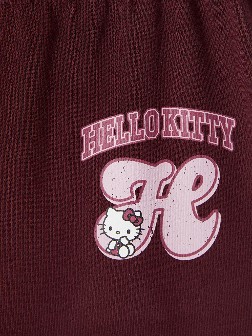 Hello Kitty Принтті Қыздарға Арналған Спорт Шалбар-1