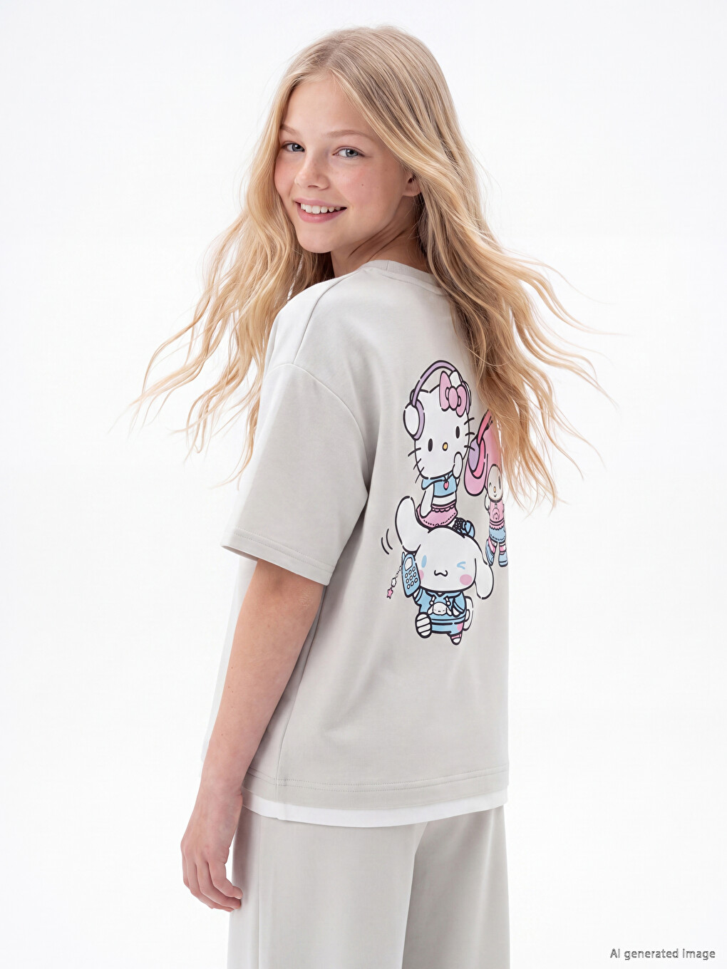 Hello Kitty Tiskani Dječji Komplet S Mekim Dodirom-2