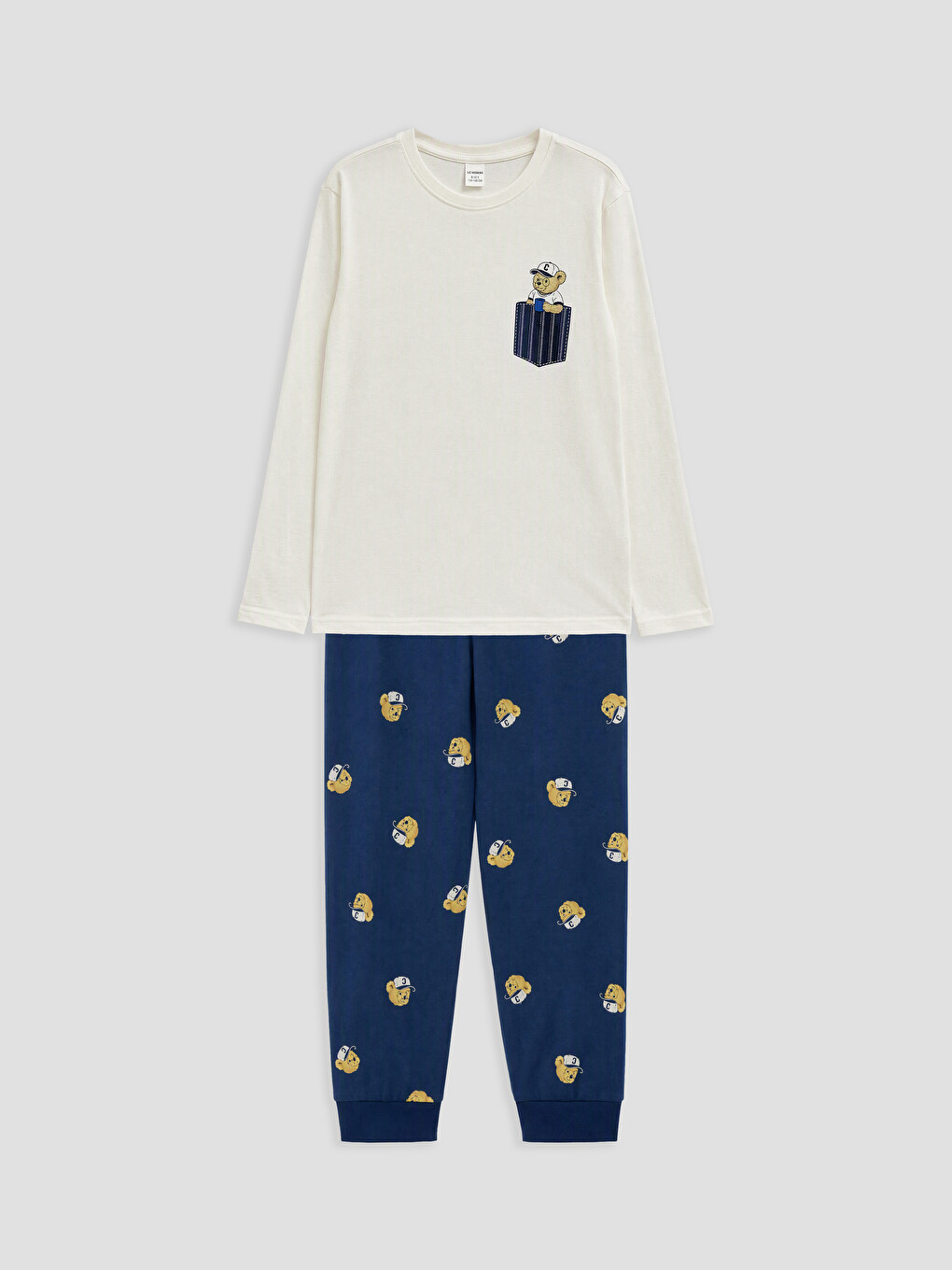 Crew Neck Men's Pyjamas Set