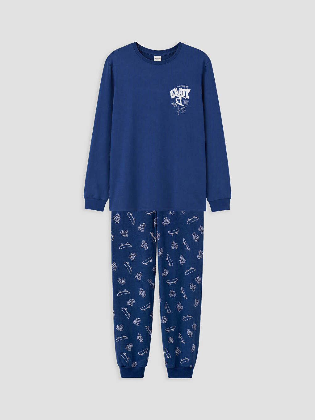 Crew Neck Boys' Pyjamas Set