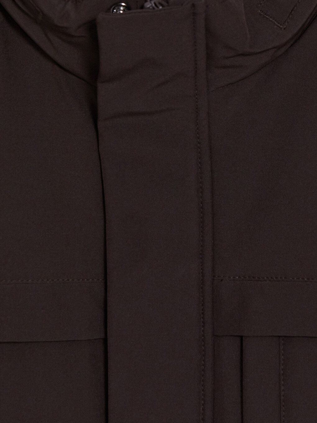Regular Fit Mock Neck Men's Puffer Coat-5