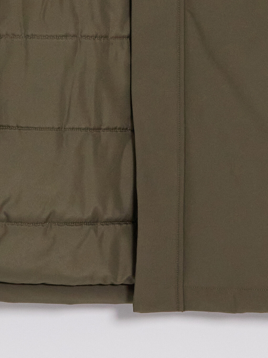 Regular Fit Mock Neck Men's Puffer Coat-6