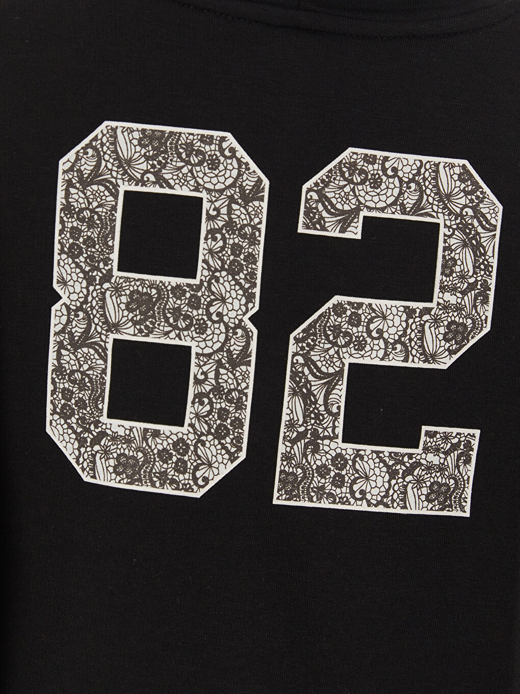 Siyah Kapüşonlu Kız Çocuk Fermuarlı Sweatshirt-2