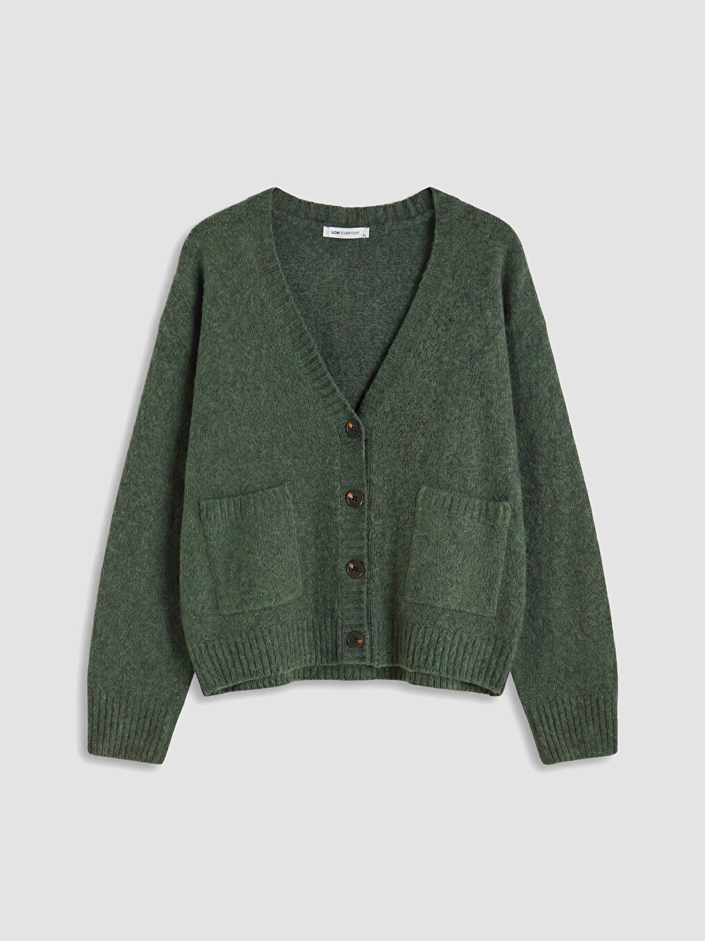 Cardigan En Tricot À Encolure En V Pour Femme-4