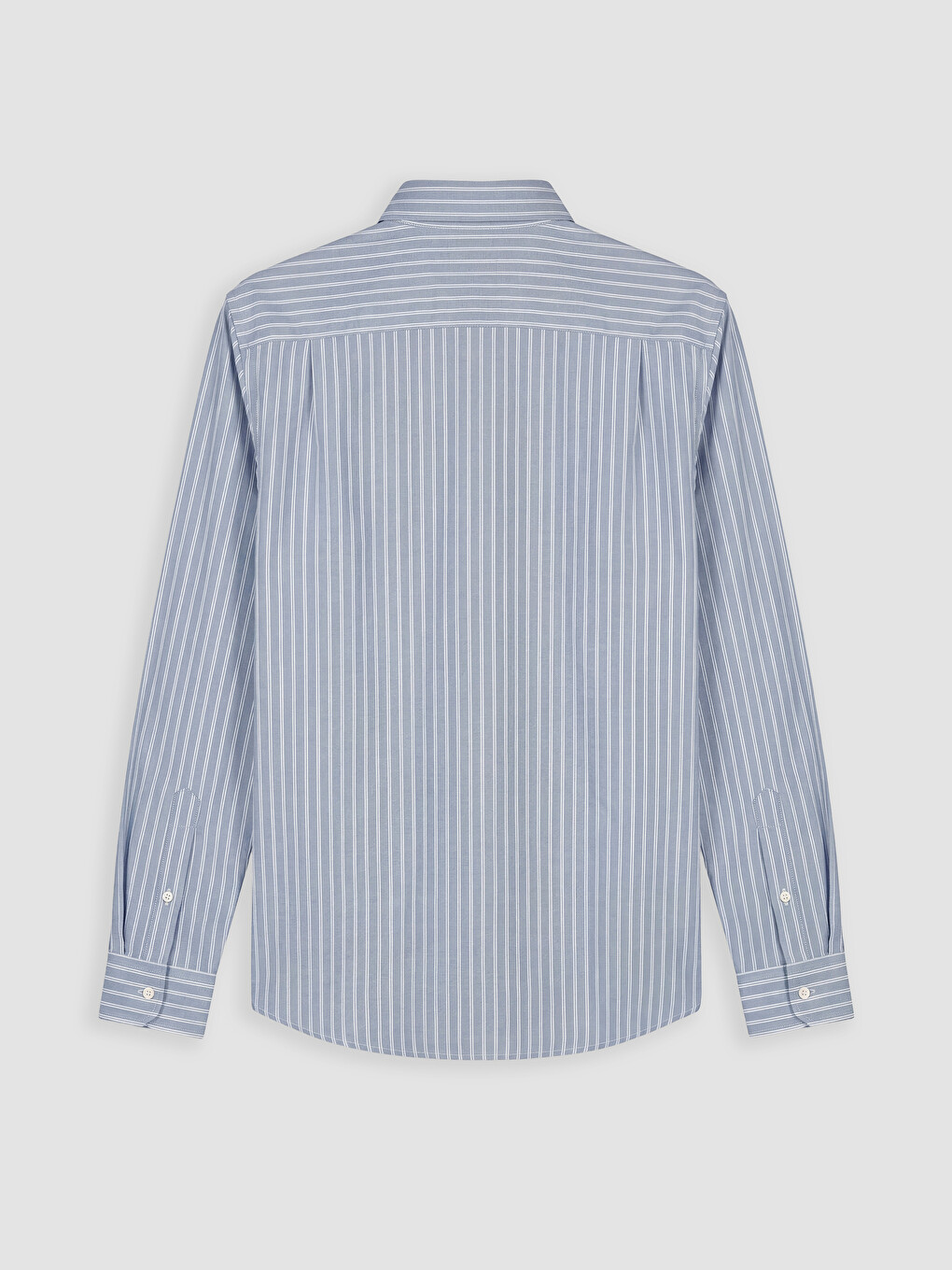 Standard Fit Striped Oxford Men's Shirt-4