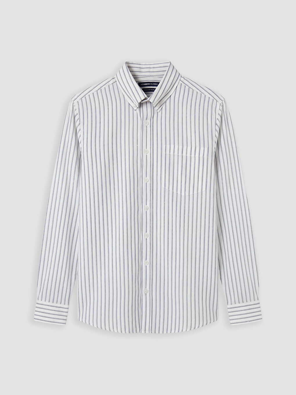 Regular Fit Striped Oxford Men's Shirt-3