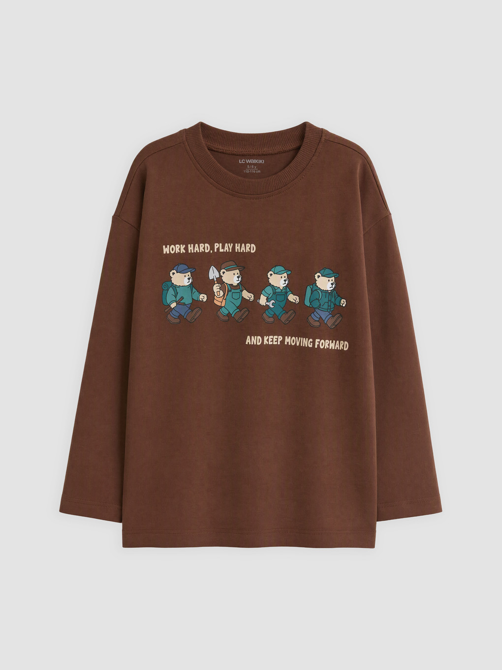 Djalë Ngjyre Kafe T-shirt
