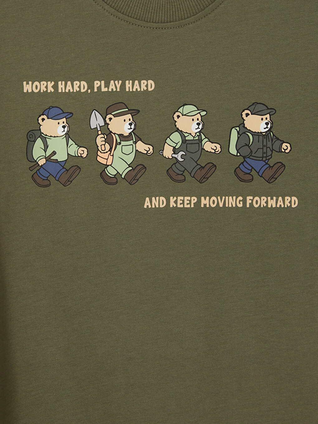 Boy Khaki T-shirt-1