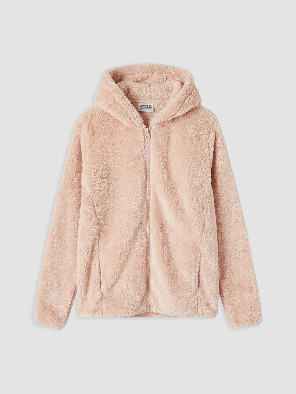 Girl Pink Zip-up Sweatshirt