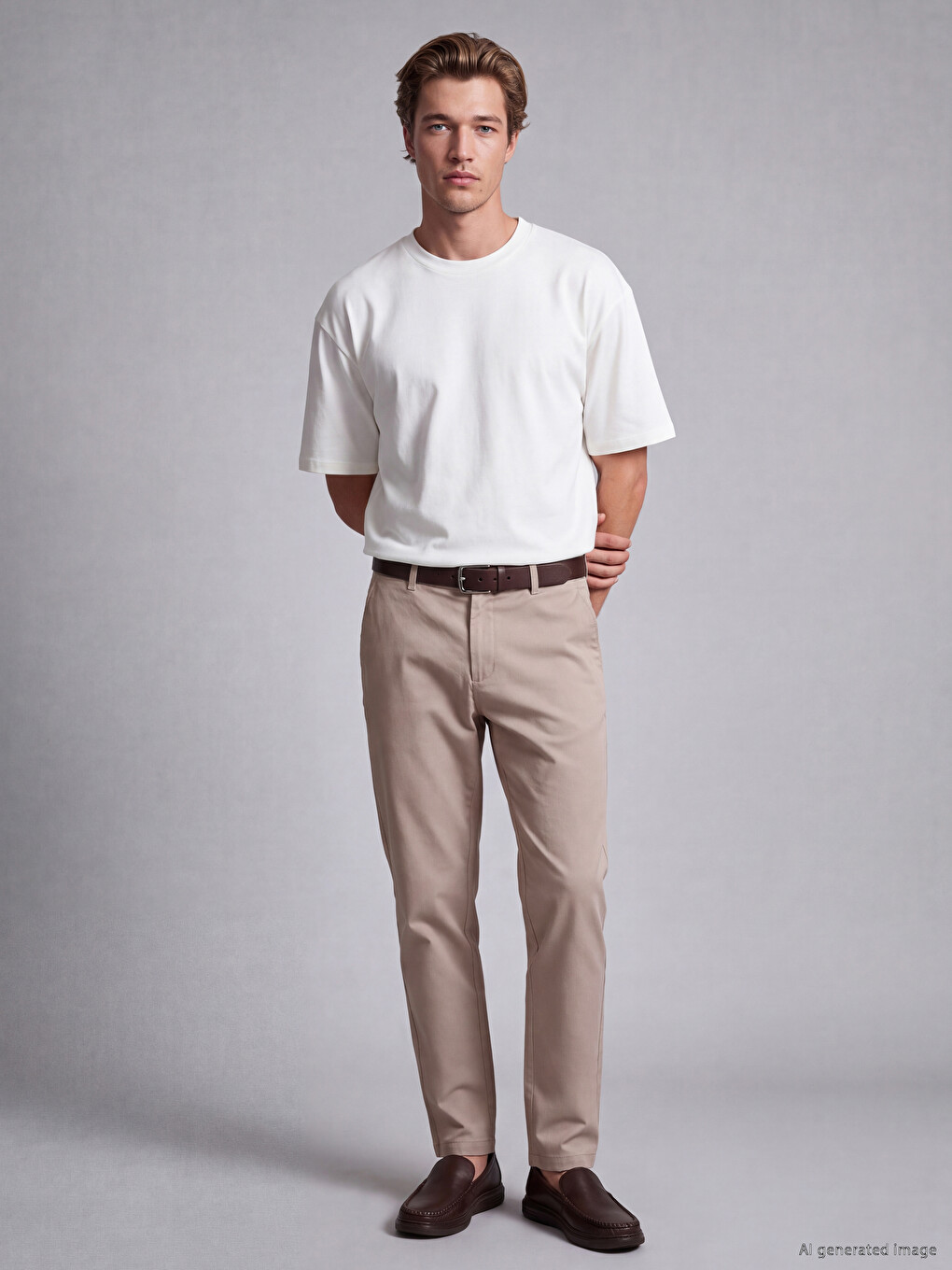 Herrenhose Mit Regulärer Passform