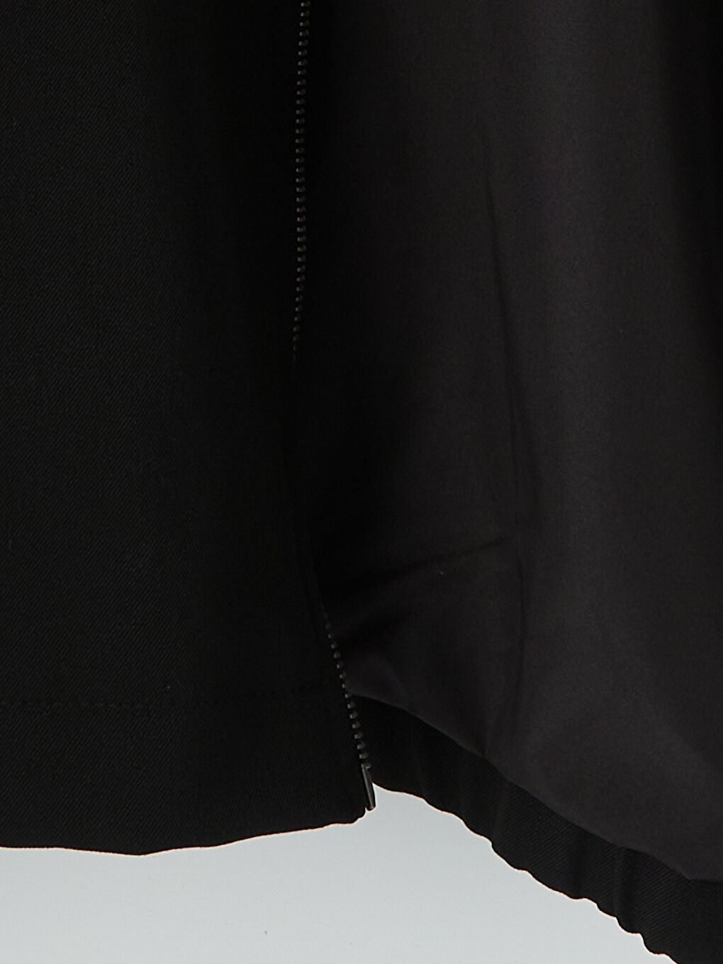 Siyah Regular Fit Gömlek Yaka Erkek Mont-4