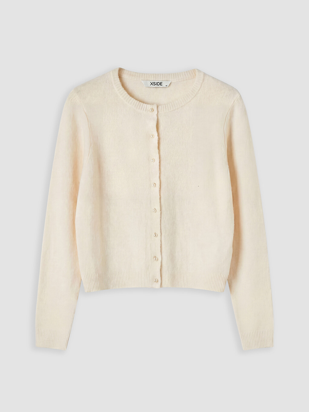 Crew Neck Women's Knitwear Cardigan-4