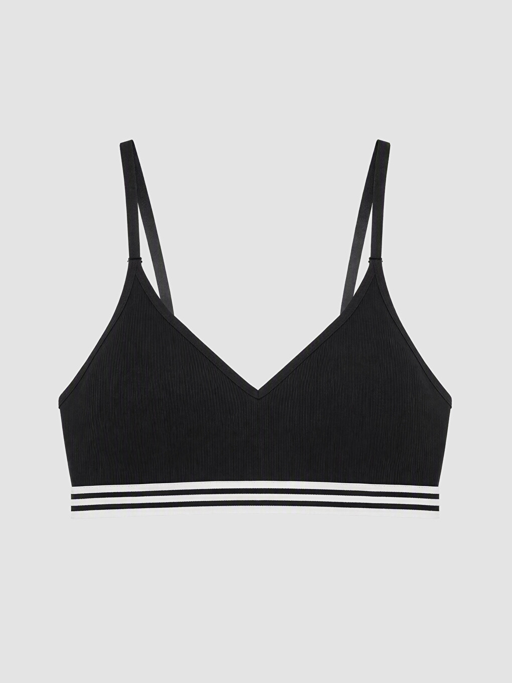 Non-wired Padded Striped Bustier