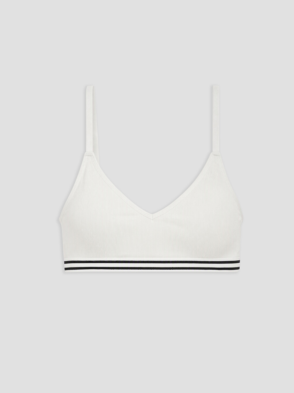 Non-wired Padded Striped Bustier
