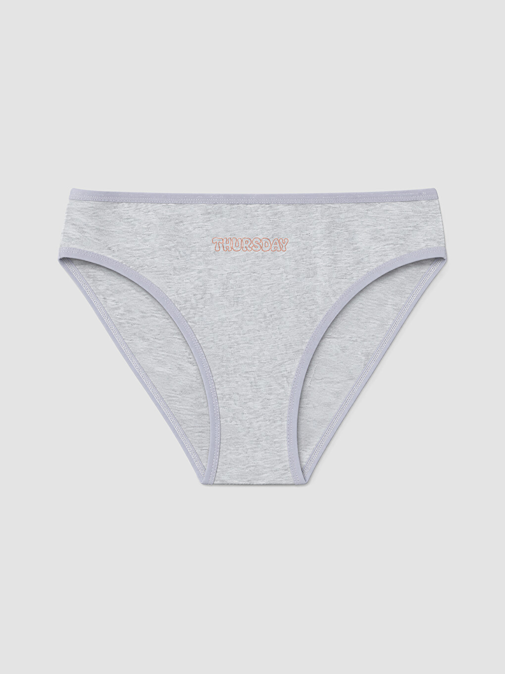 Gri Baskılı Bikini Külot