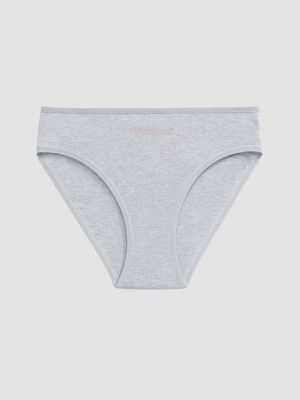Text Printed Bikini Knickers 5 Pack-2
