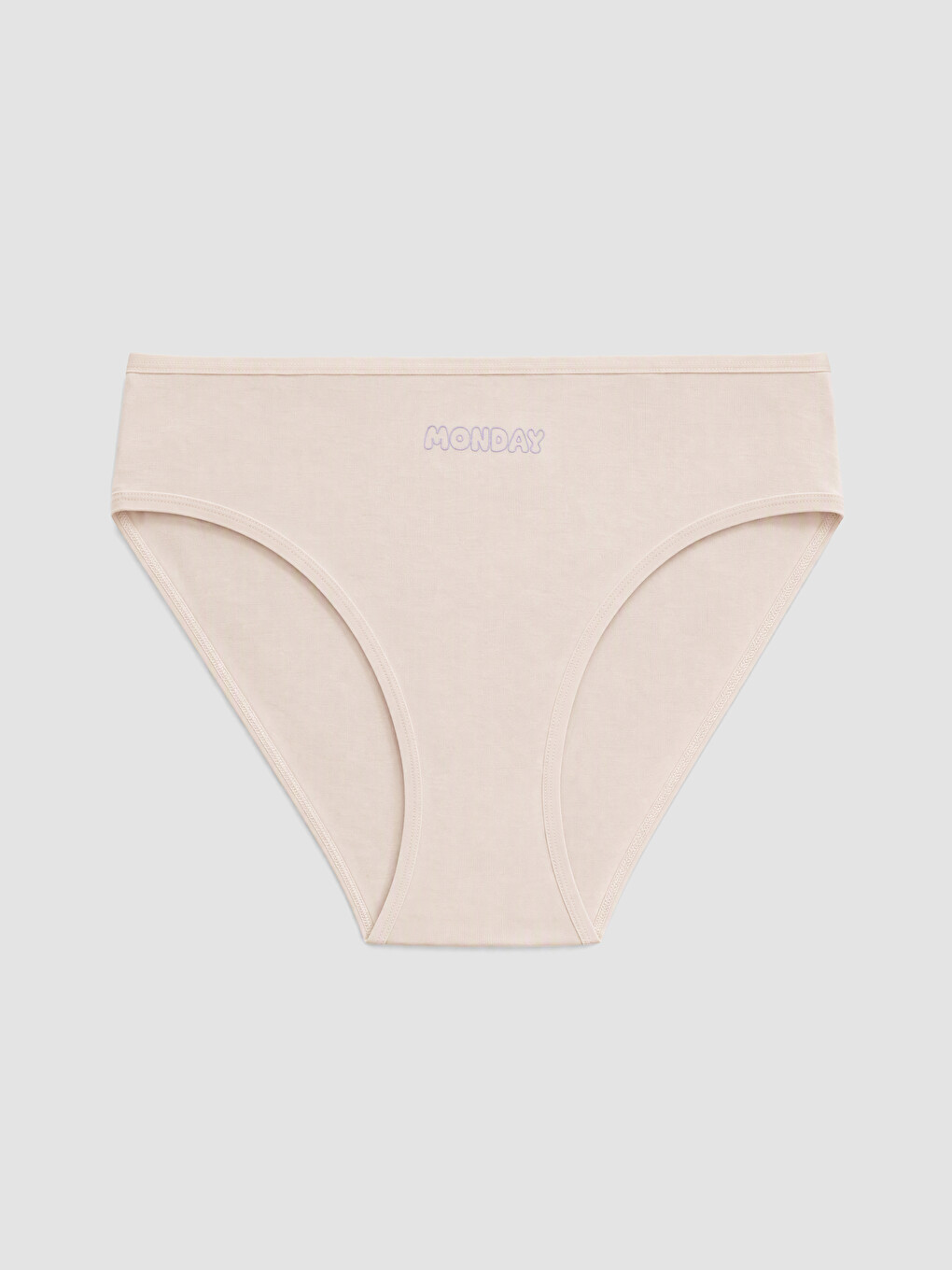 Text Printed Bikini Knickers 5 Pack-5