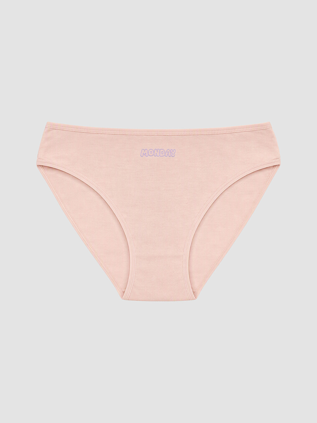 Text Printed Bikini Knickers 5 Pack-2