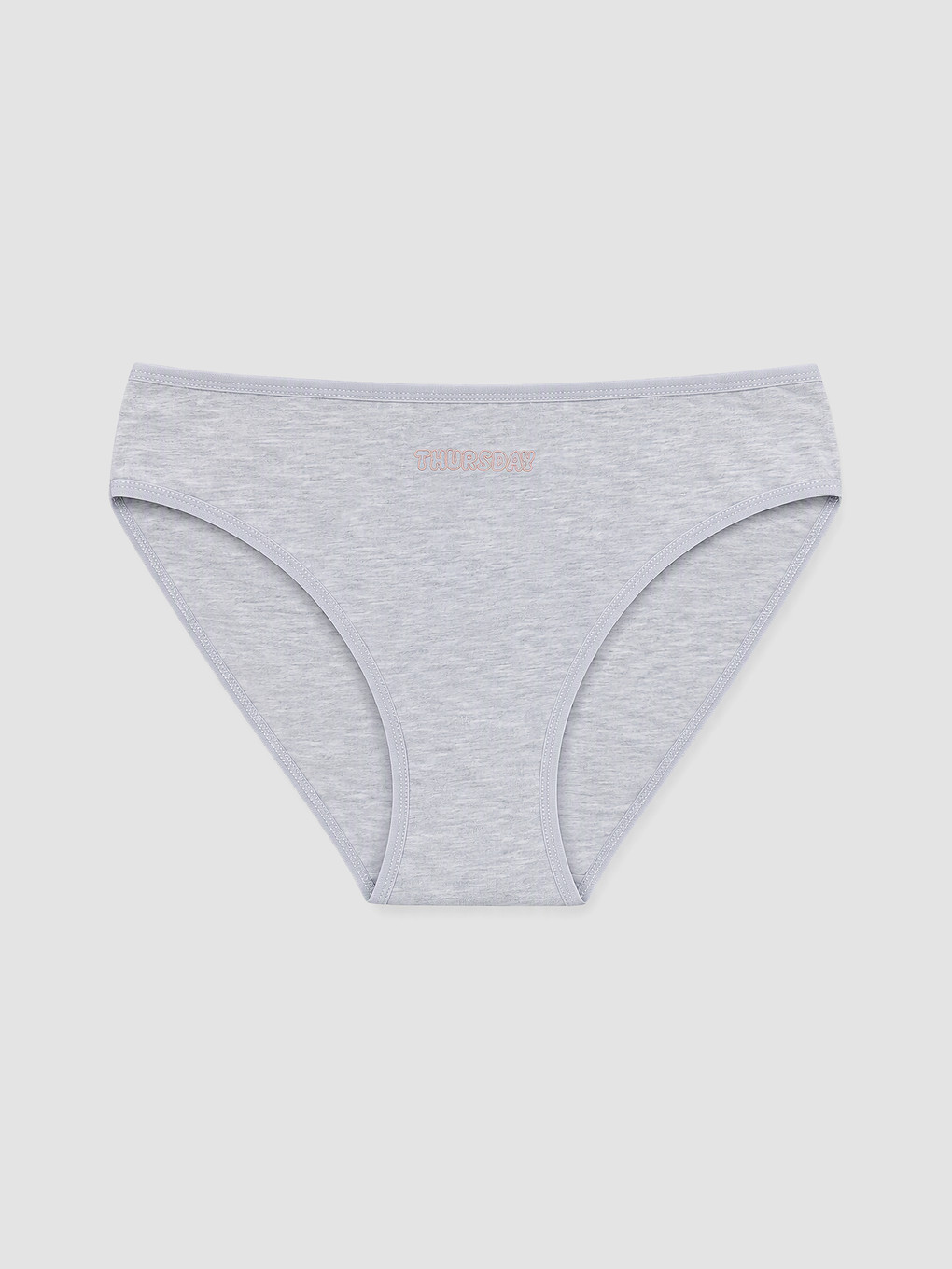 Text Printed Bikini Knickers 5 Pack-5