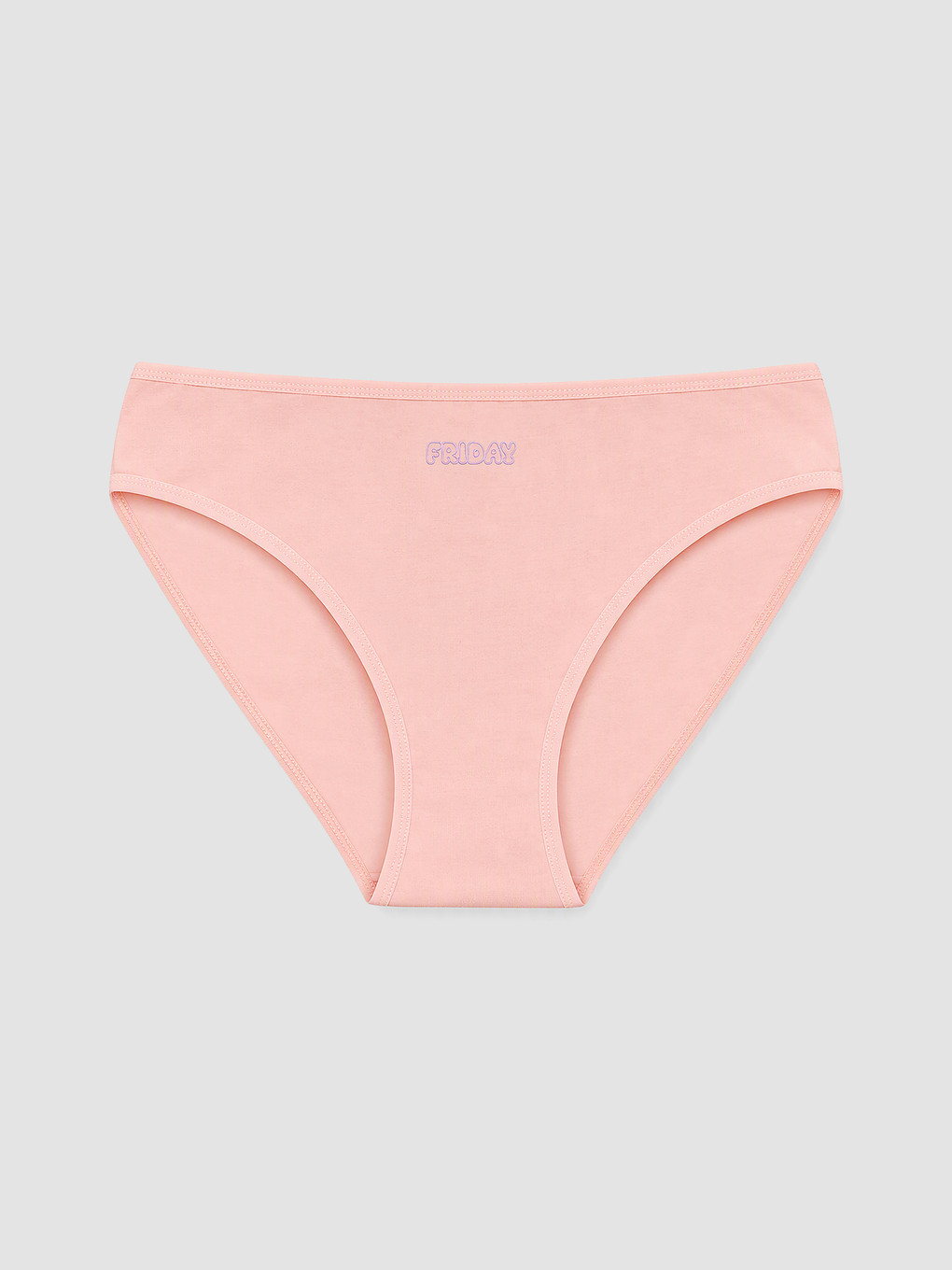 Text Printed Bikini Knickers 5 Pack-6