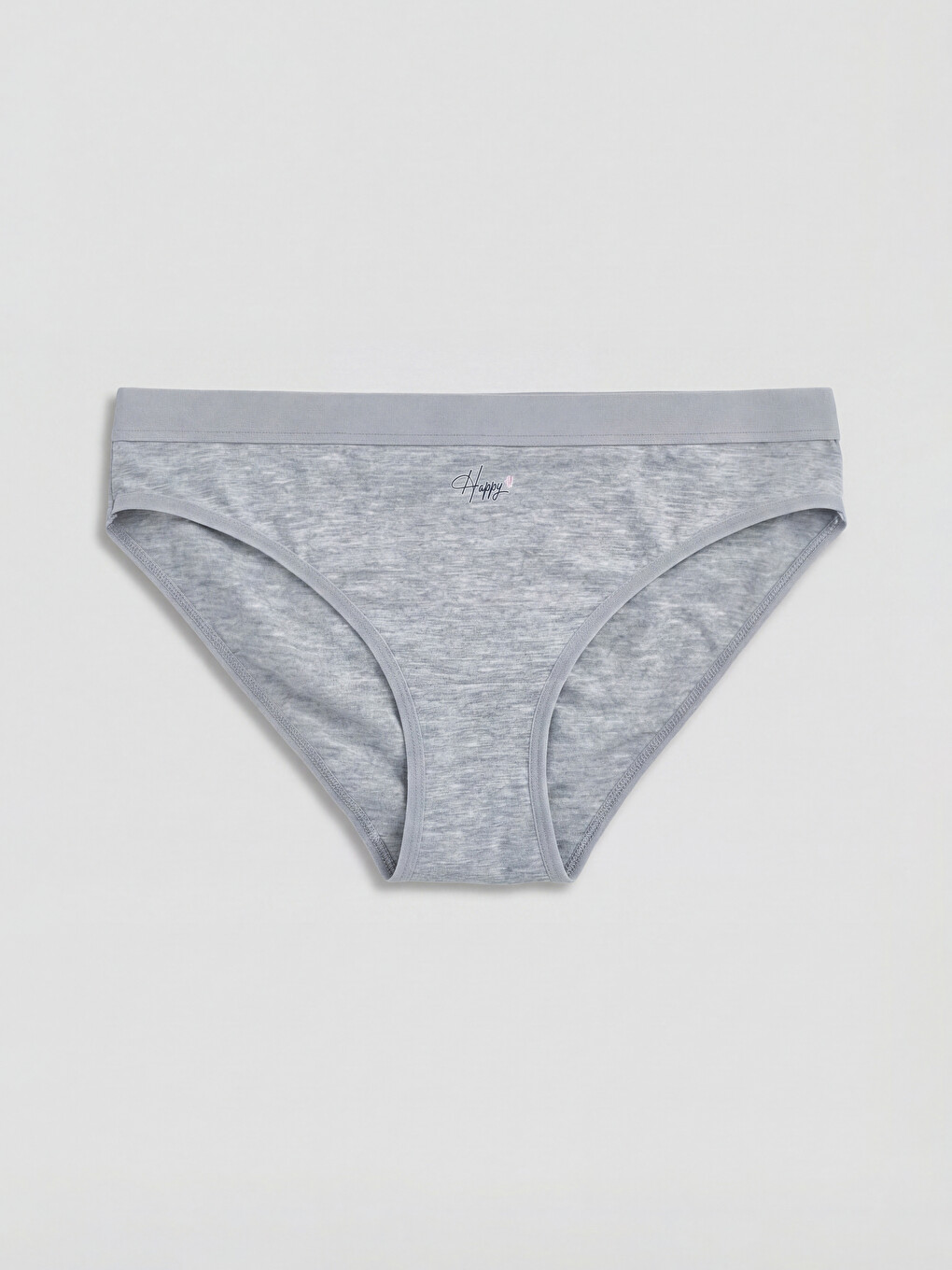 Siyah Baskılı Bikini Külot 3'lü-3